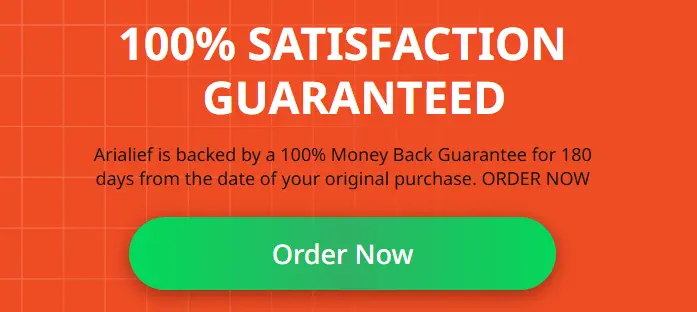 Arialief® Guarantee Label